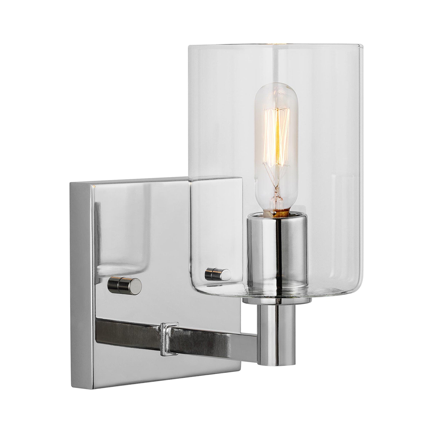 Fullton Bath Wall Light in Chrome (1-Light).