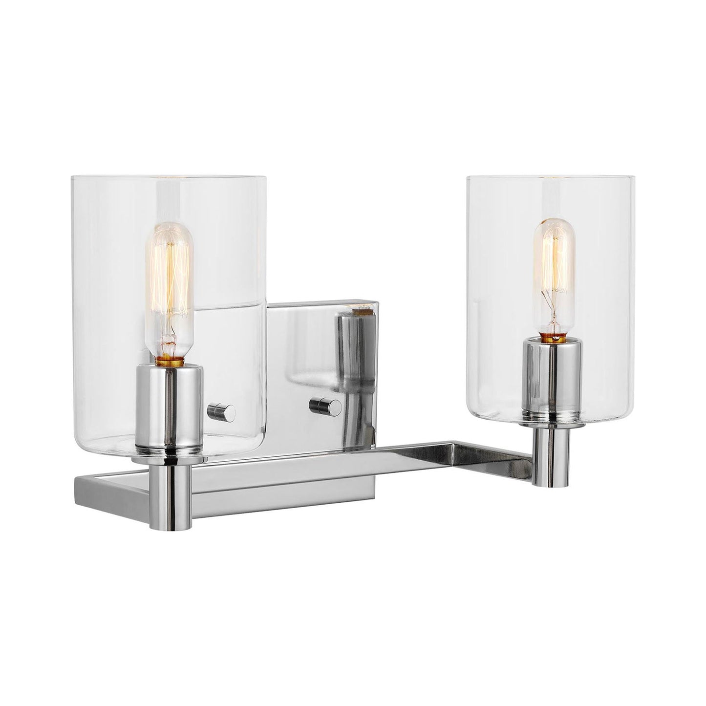 Fullton Bath Wall Light in Chrome (2-Light).