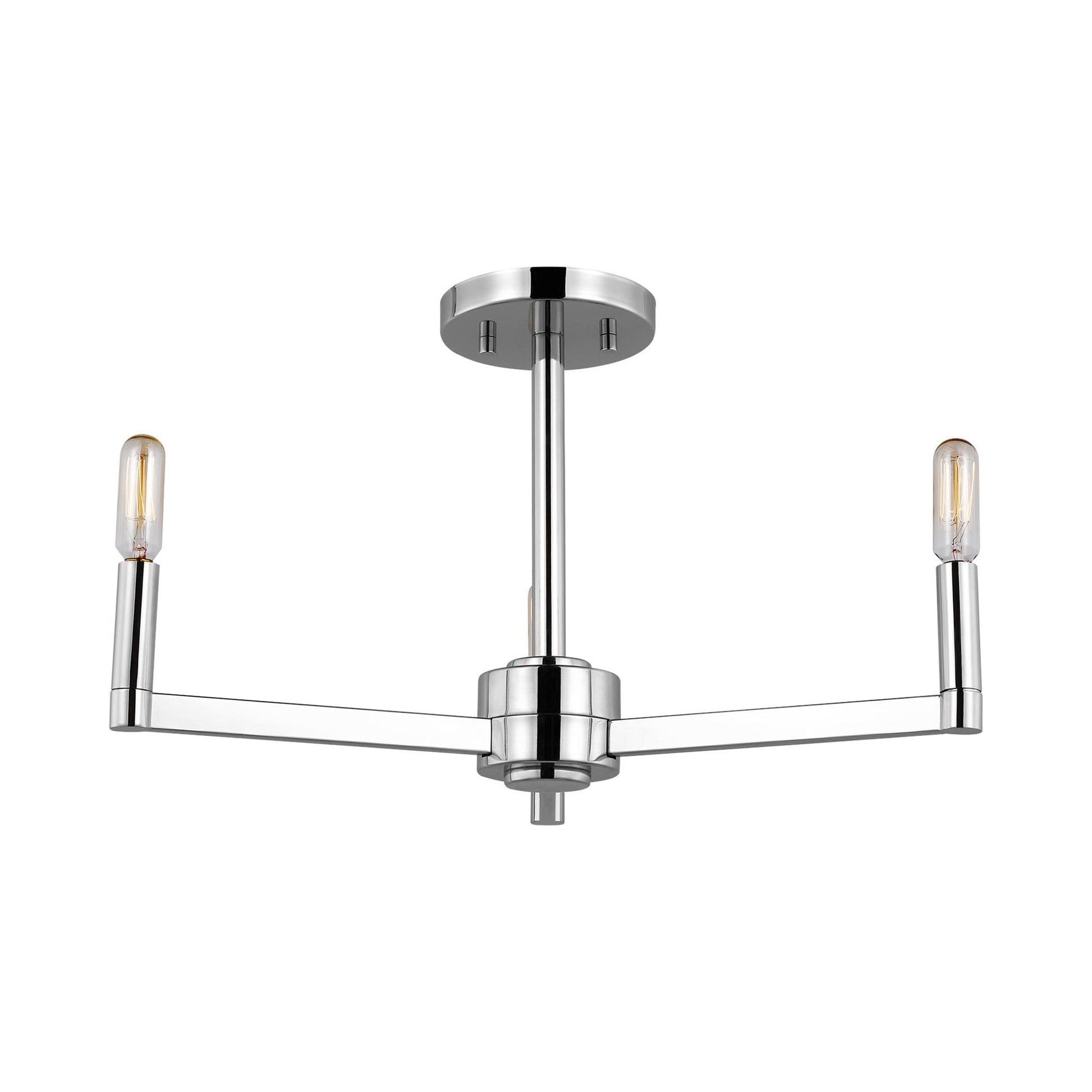 Fullton Semi-Flush Mount Ceiling Light in Detail.