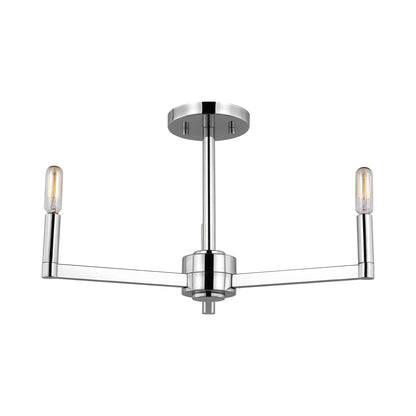 Fullton Semi-Flush Mount Ceiling Light in Detail.