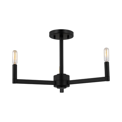 Fullton Semi-Flush Mount Ceiling Light in Detail.