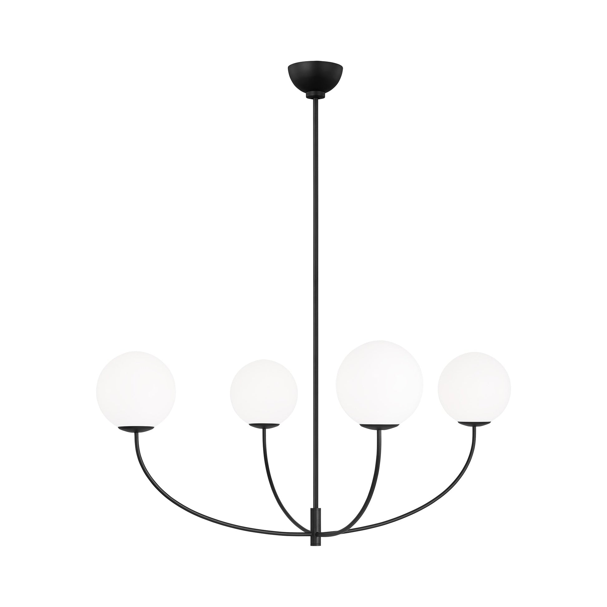 Galassia Chandelier in Midnight Black (40-Inch).