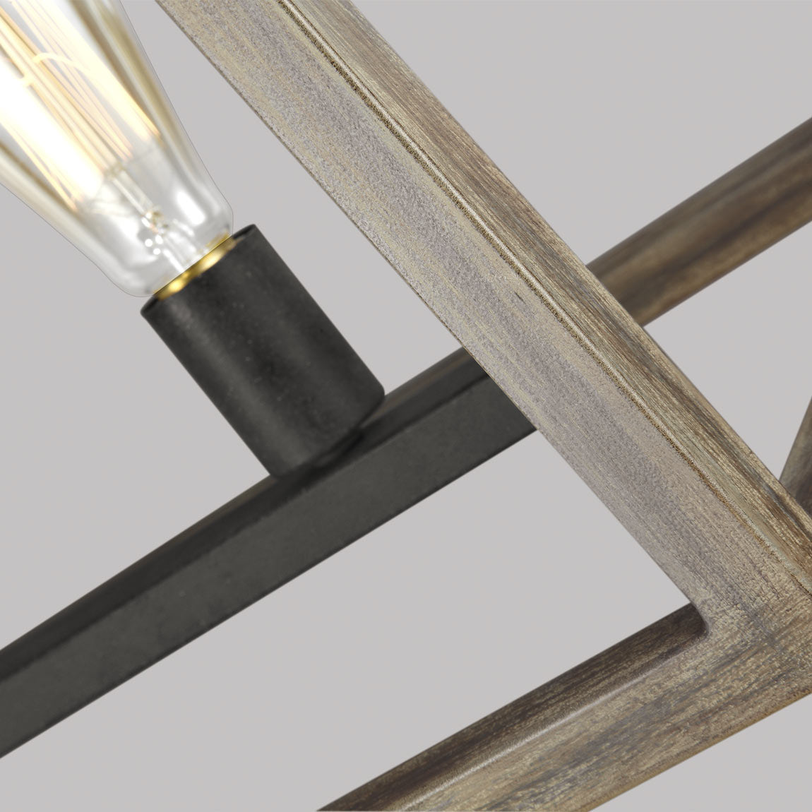 Gannet Linear Chandelier in Detail.