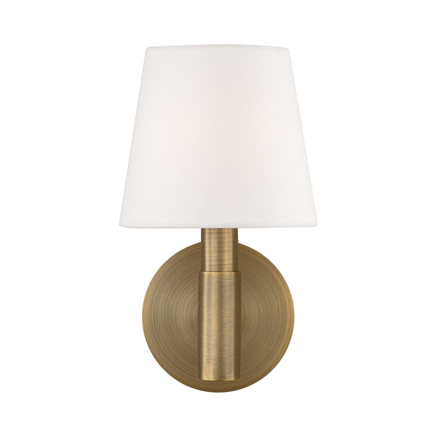 Grayson Wall Light in Time Worn Brass (5.5-Inch).