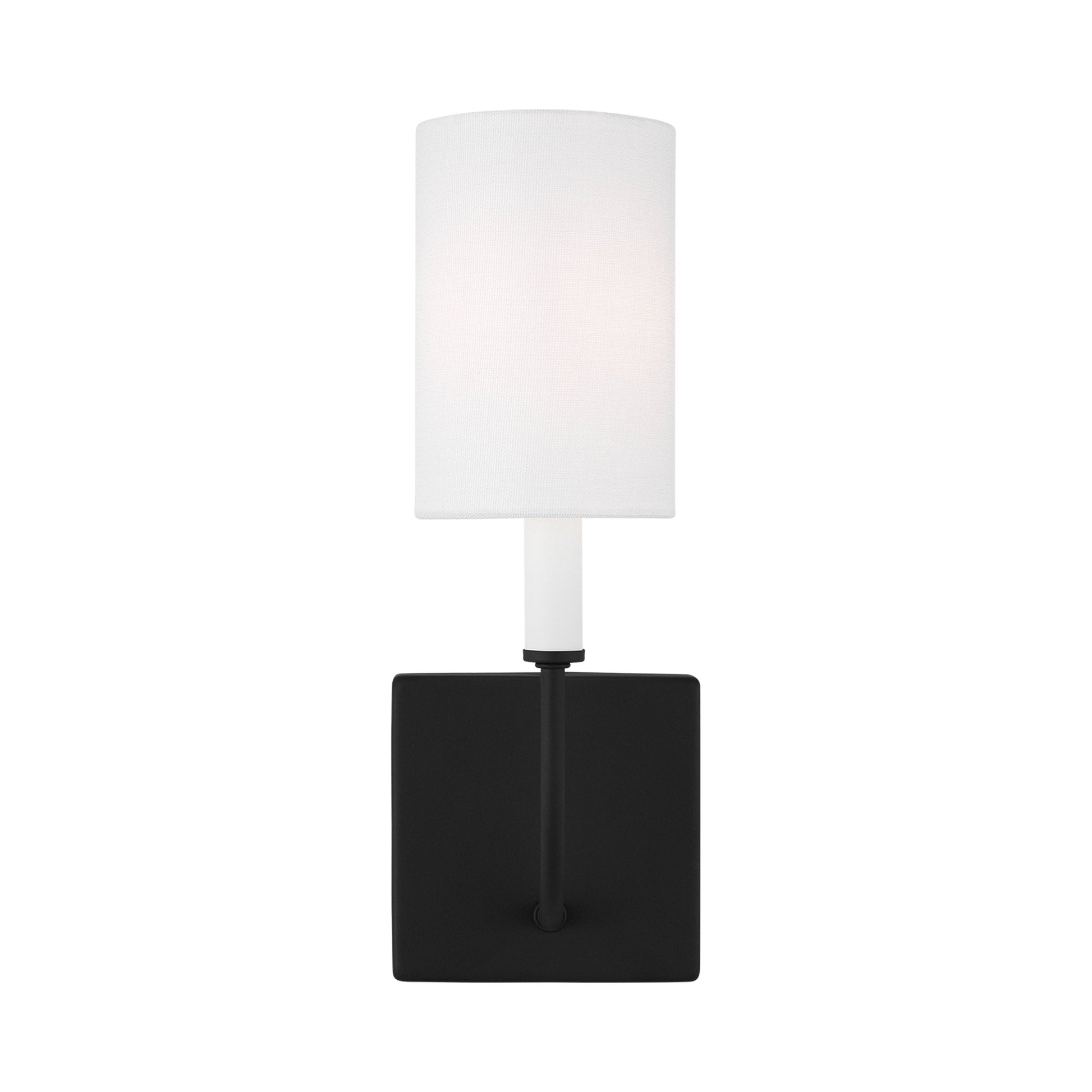 Greenwich Bath Wall Light in Midnight Black.