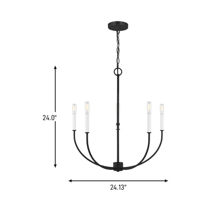 Greenwich Chandelier - line drawing.