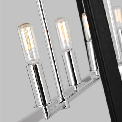 Hadley Linear Chandelier in Detail.