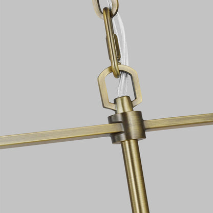 Hadley Linear Chandelier in Detail.