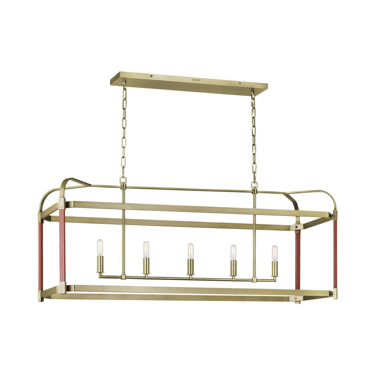 Hadley Linear Chandelier in Detail.