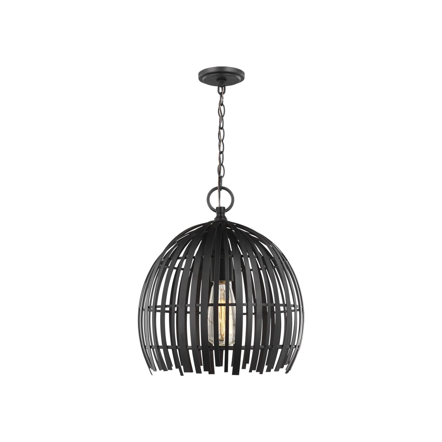 Hanalei Pendant Light in Midnight Black (Small).