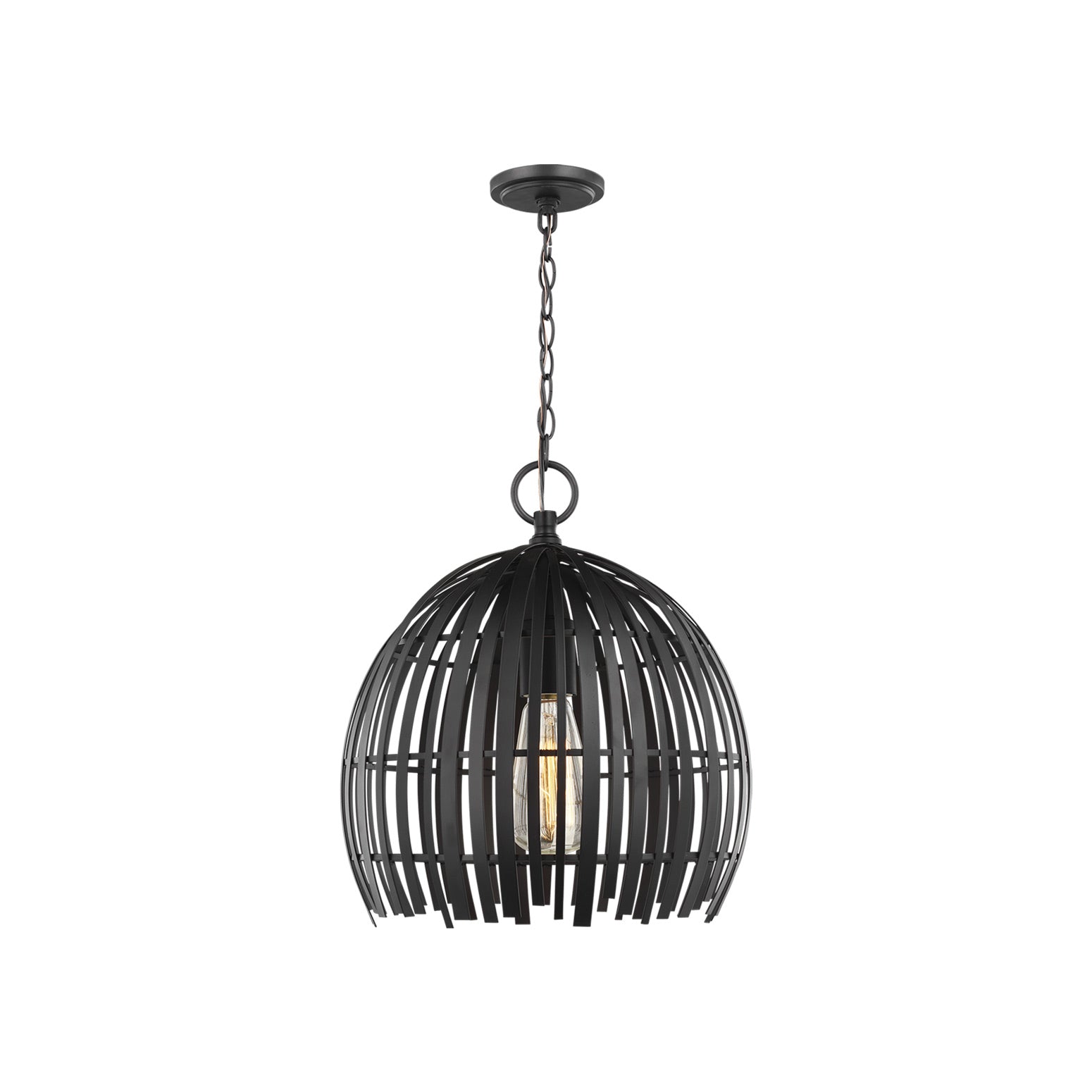 Hanalei Pendant Light in Midnight Black (Small).
