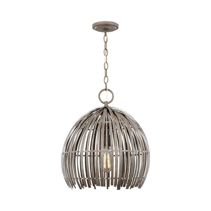 Hanalei Pendant Light in Washed Pine (Medium).