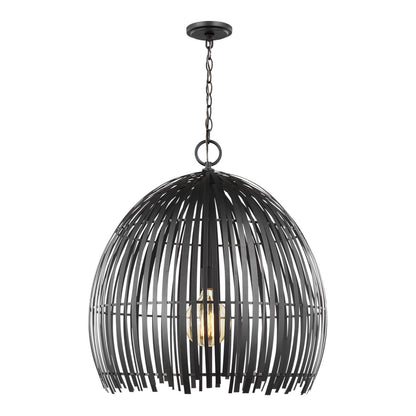 Hanalei Pendant Light in Midnight Black (Large).