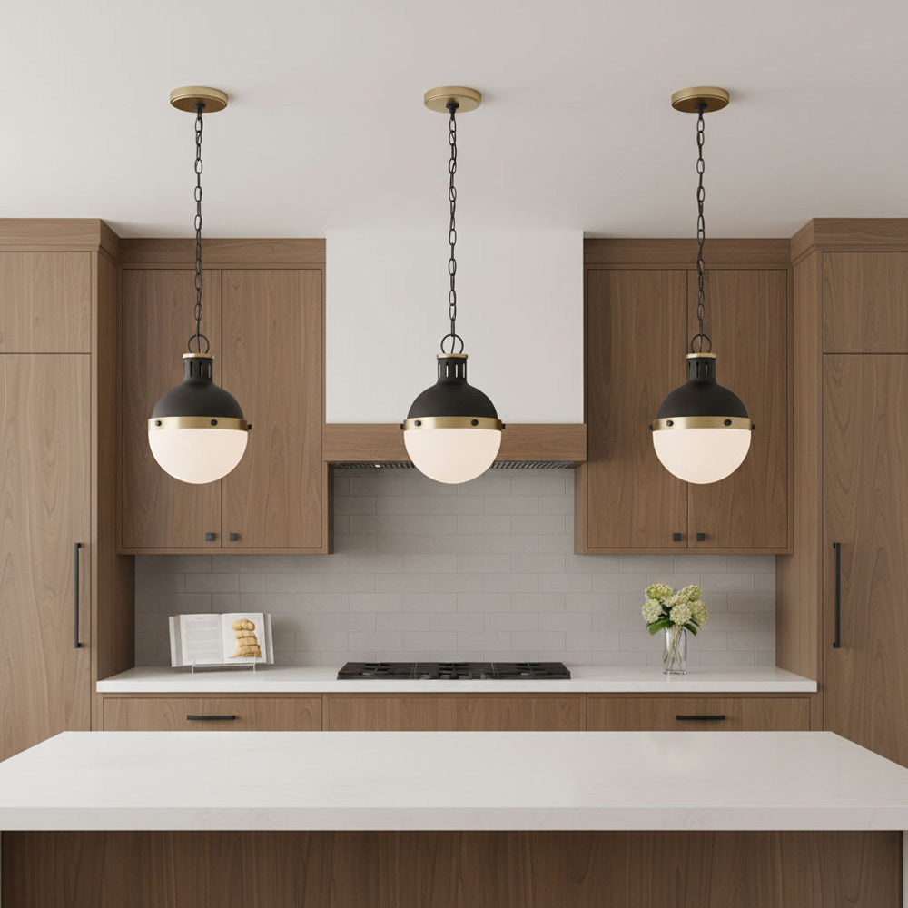 Hanks Mini Pendant Light in kitchen.