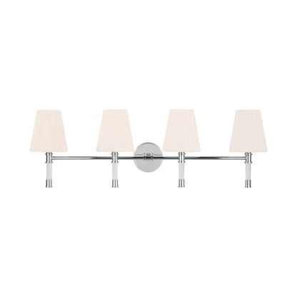 Hanover Bath Wall Light in Polished Nickel (4-Light).