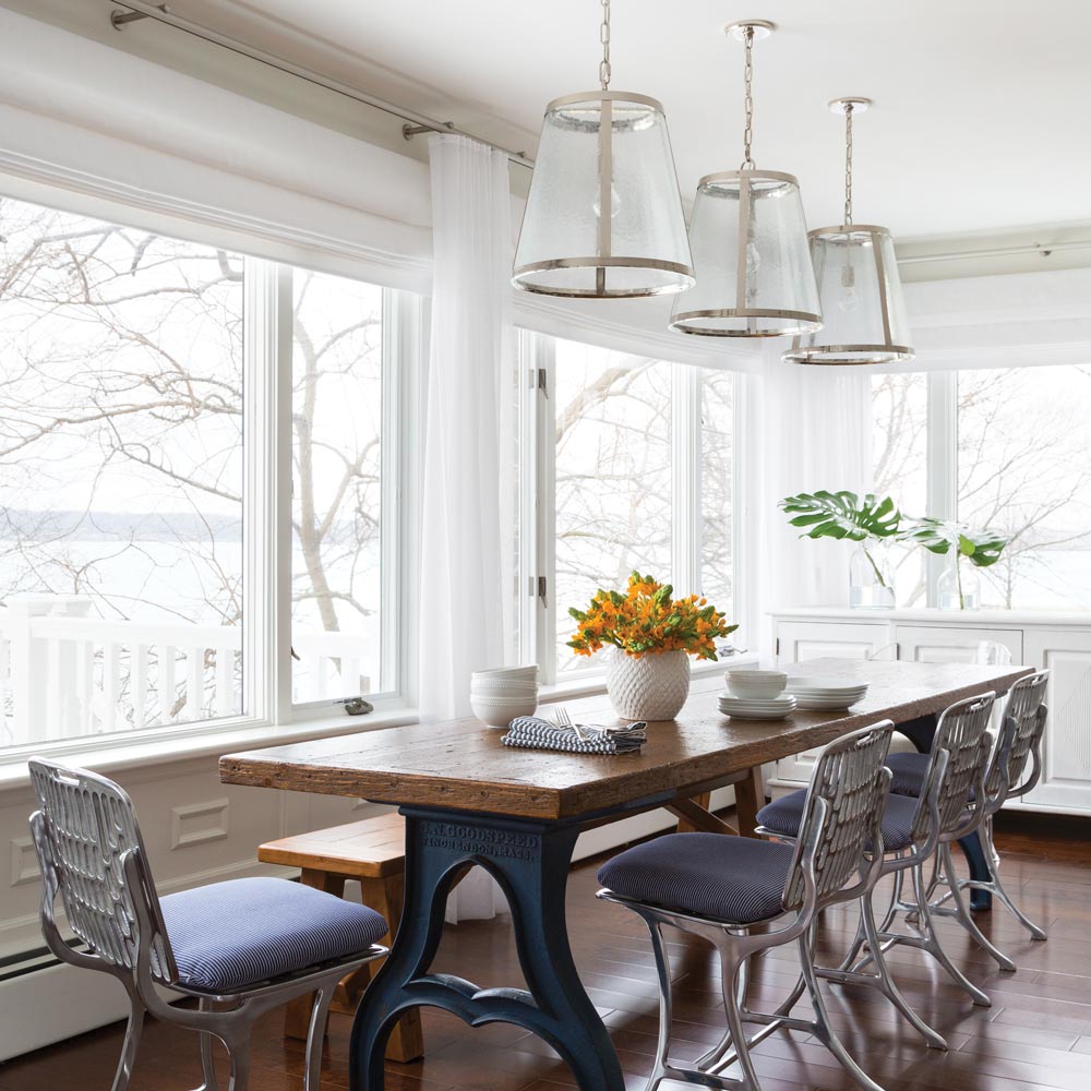 Harrow Pendant Light in dining room.