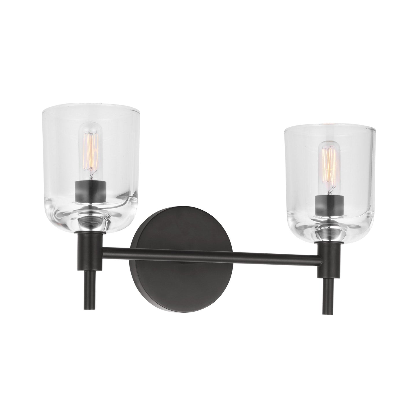 Hartley Bath Vanity Light in Aged Iron (2-Light).