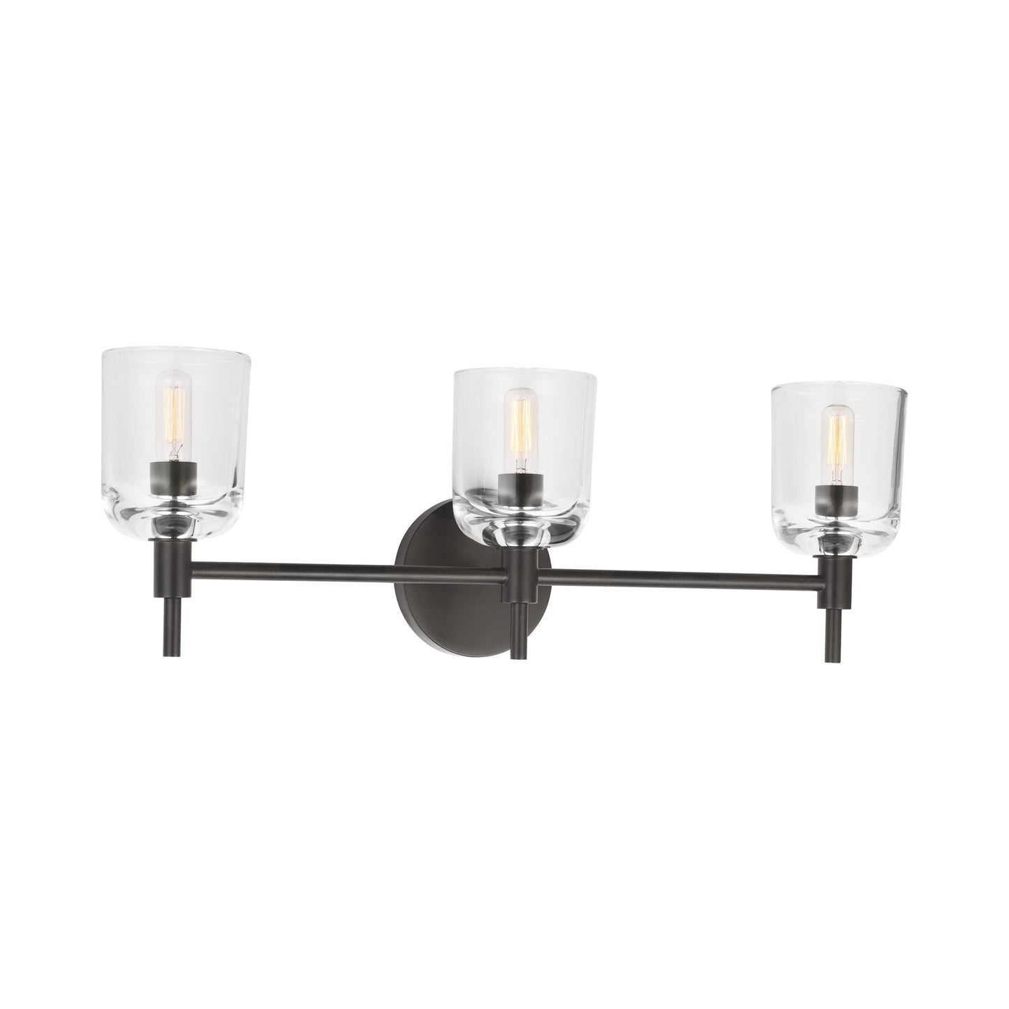 Hartley Bath Vanity Light in Aged Iron (3-Light).