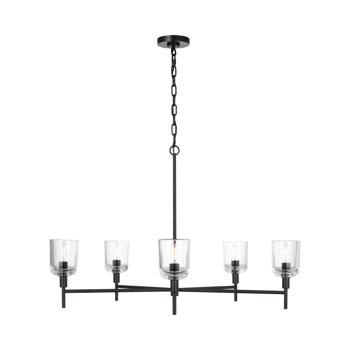 Hartley Chandelier in Aged Iron (Large).