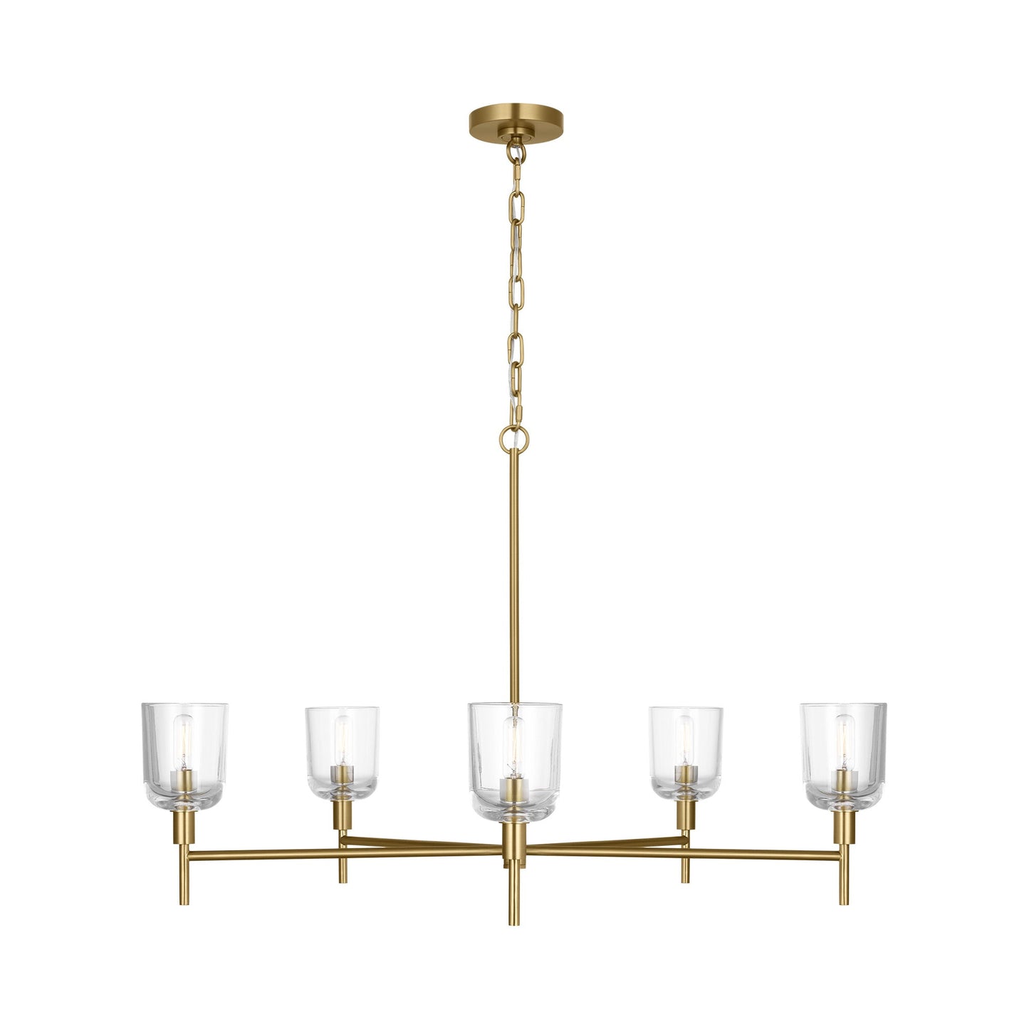 Hartley Chandelier in Burnished Brass (Large).