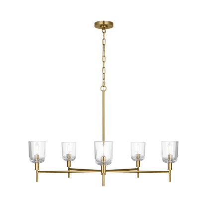Hartley Chandelier in Burnished Brass (Large).