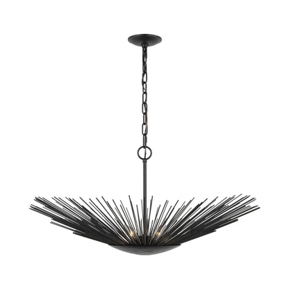 Helios Pendant Light in Aged Iron (15.38-Inch).