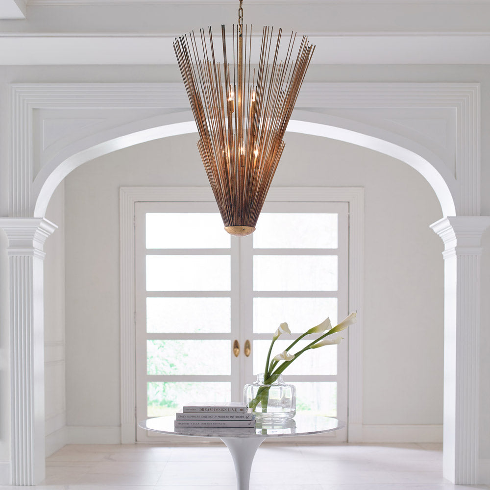 Helios Pendant Light in living room.