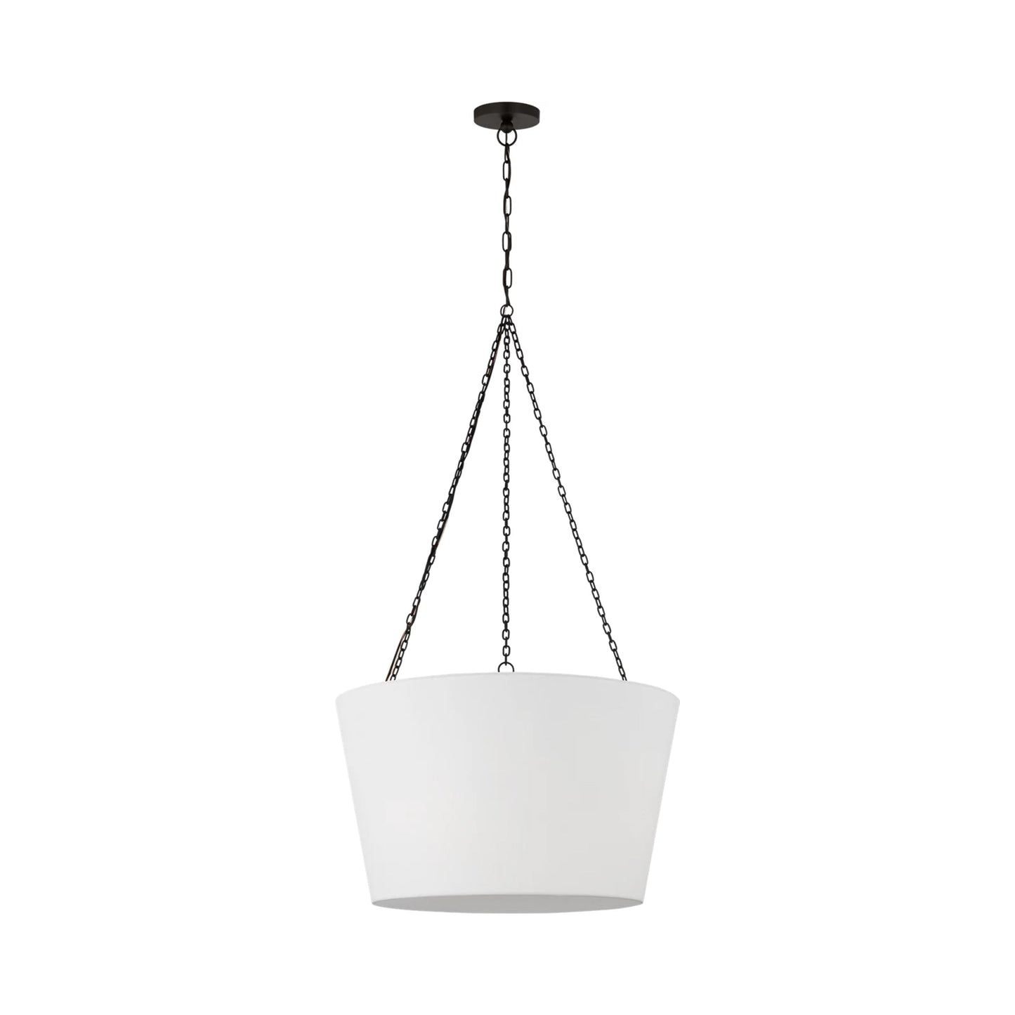 Herve Pendant Light in Aged Iron (24-Inch).