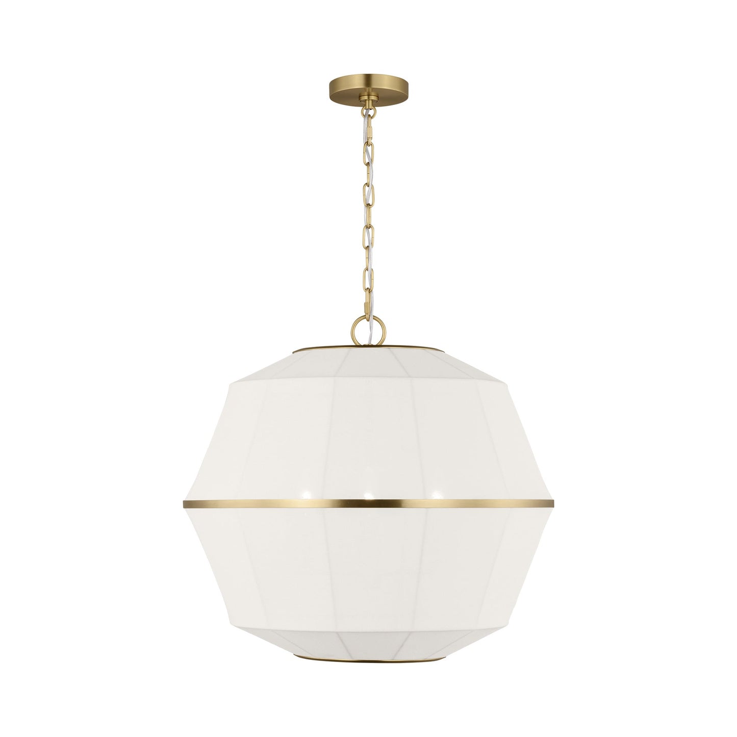 Hikari Chandelier in Burnished Brass (Medium).