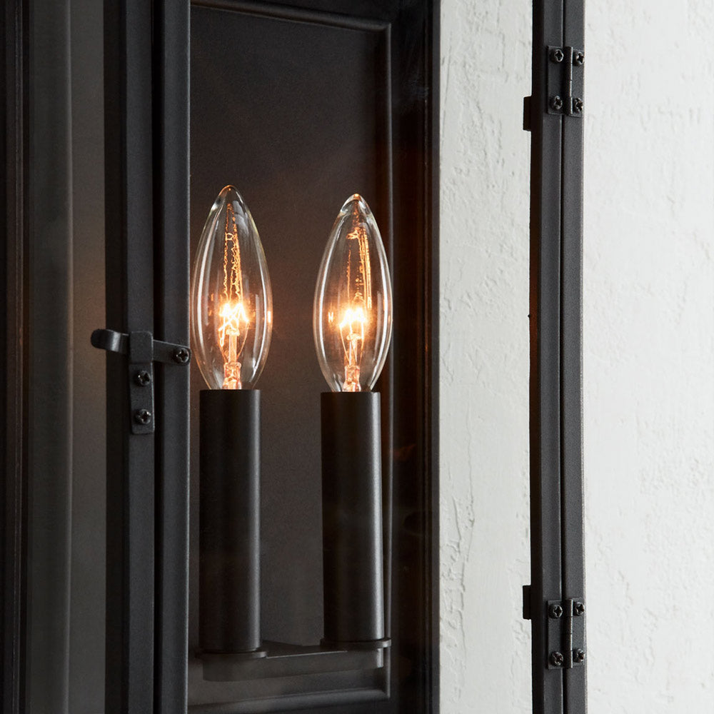 Hingham Outdoor Wall Light in Detail.