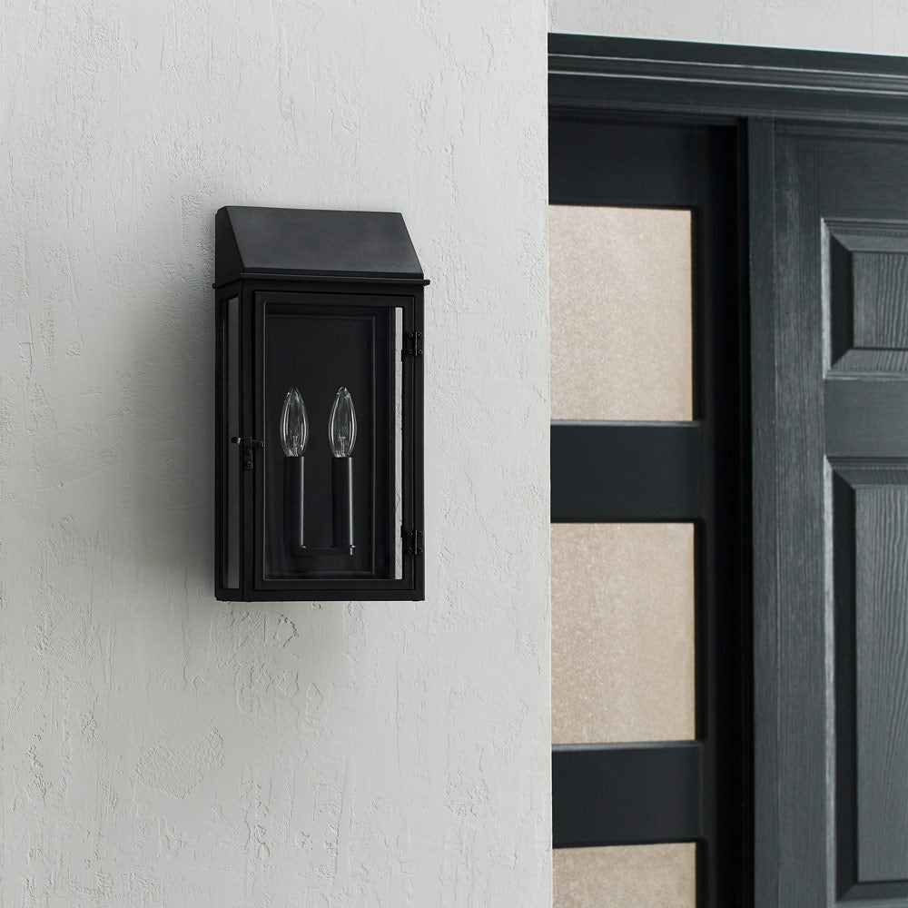 Hingham Outdoor Wall Light in Outside Area.