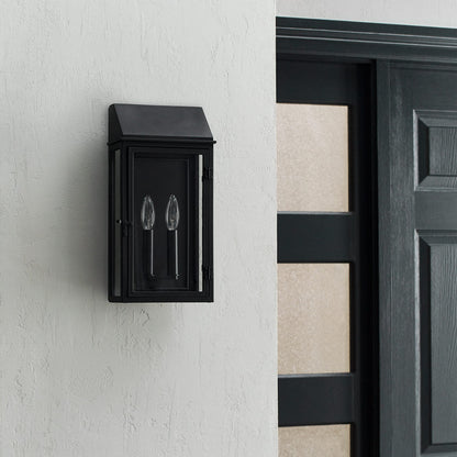 Hingham Outdoor Wall Light in Outside Area.