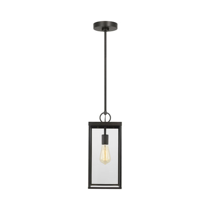 Howell Outdoor Pendant Light in Antique Bronze.