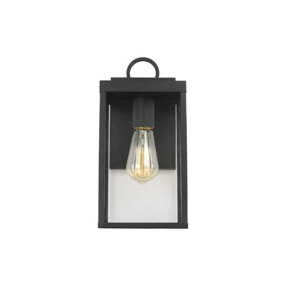 Howell Outdoor Wall Light in Textured Black (Small).