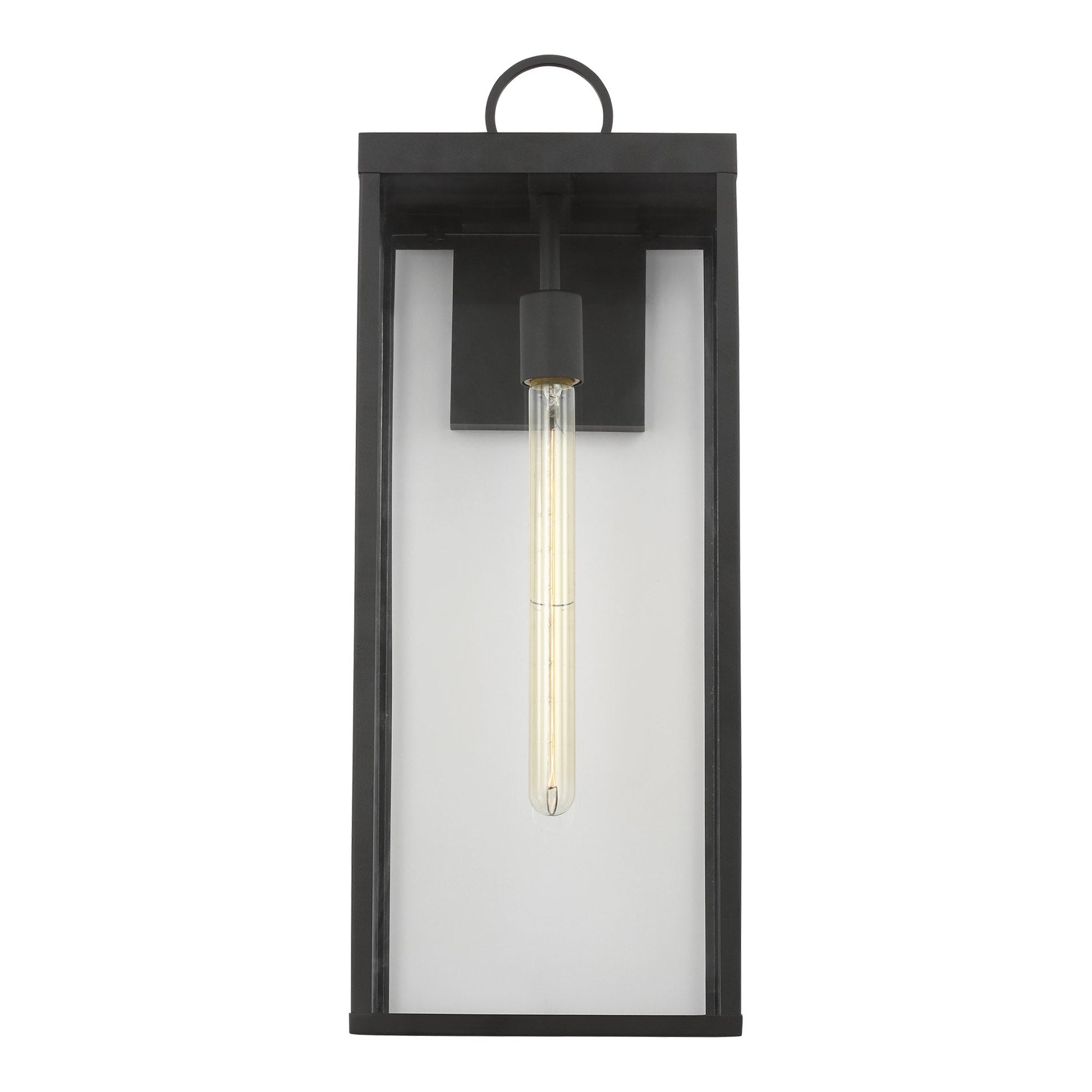 Howell Outdoor Wall Light in Textured Black (X-Large).