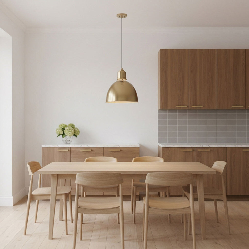 Huey Pendant Light in dining room.