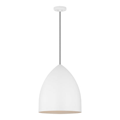 Huron Pendant Light in Matte White (Large).