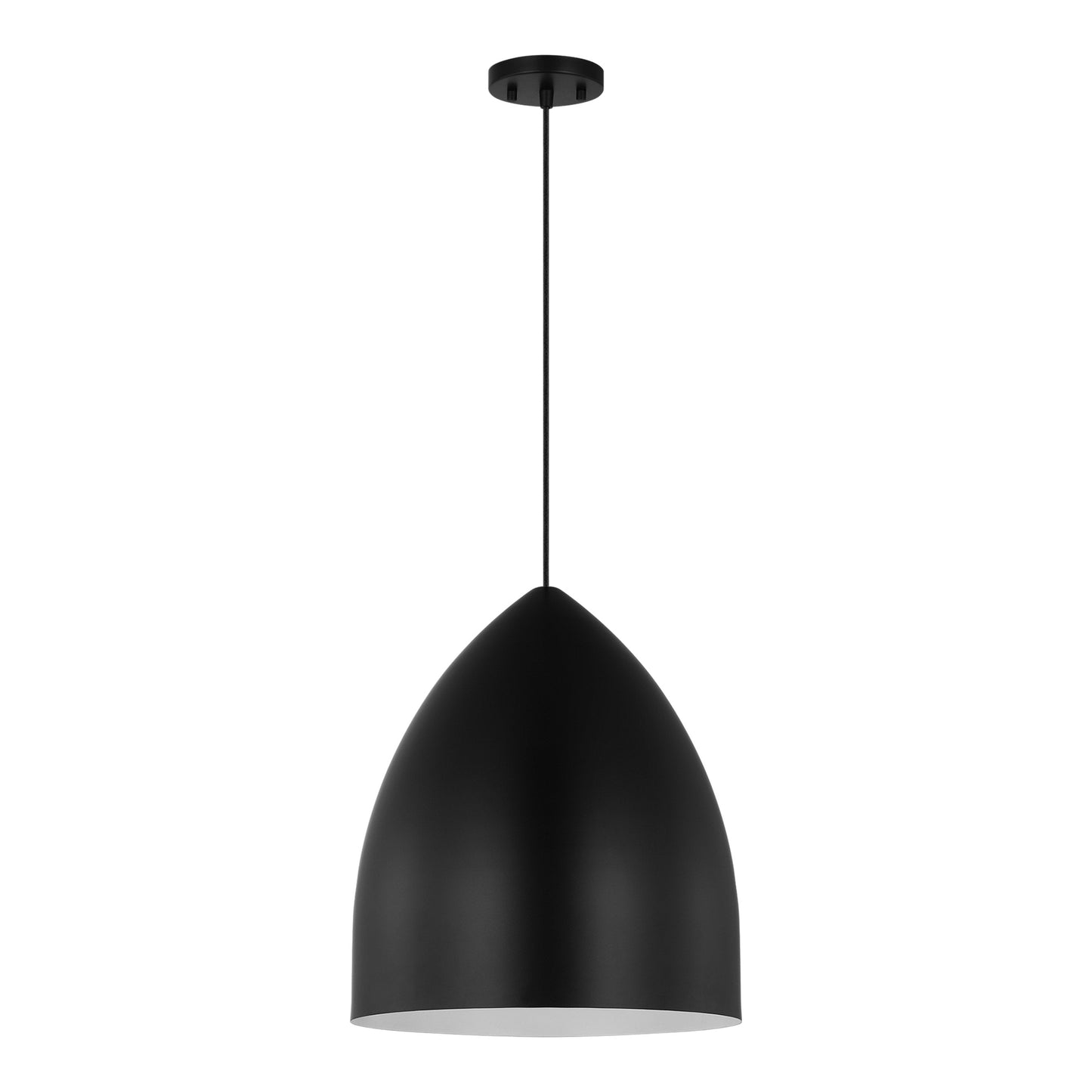 Huron Pendant Light in Midnight Black (Large).