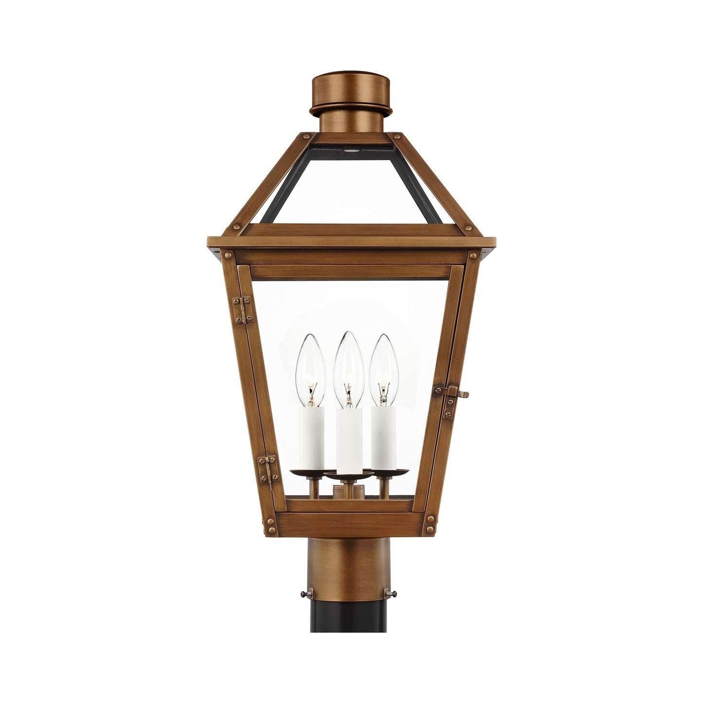 Hyannis Outdoor Post Light in Natural Copper.