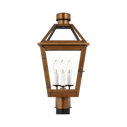 Hyannis Outdoor Post Light in Natural Copper.