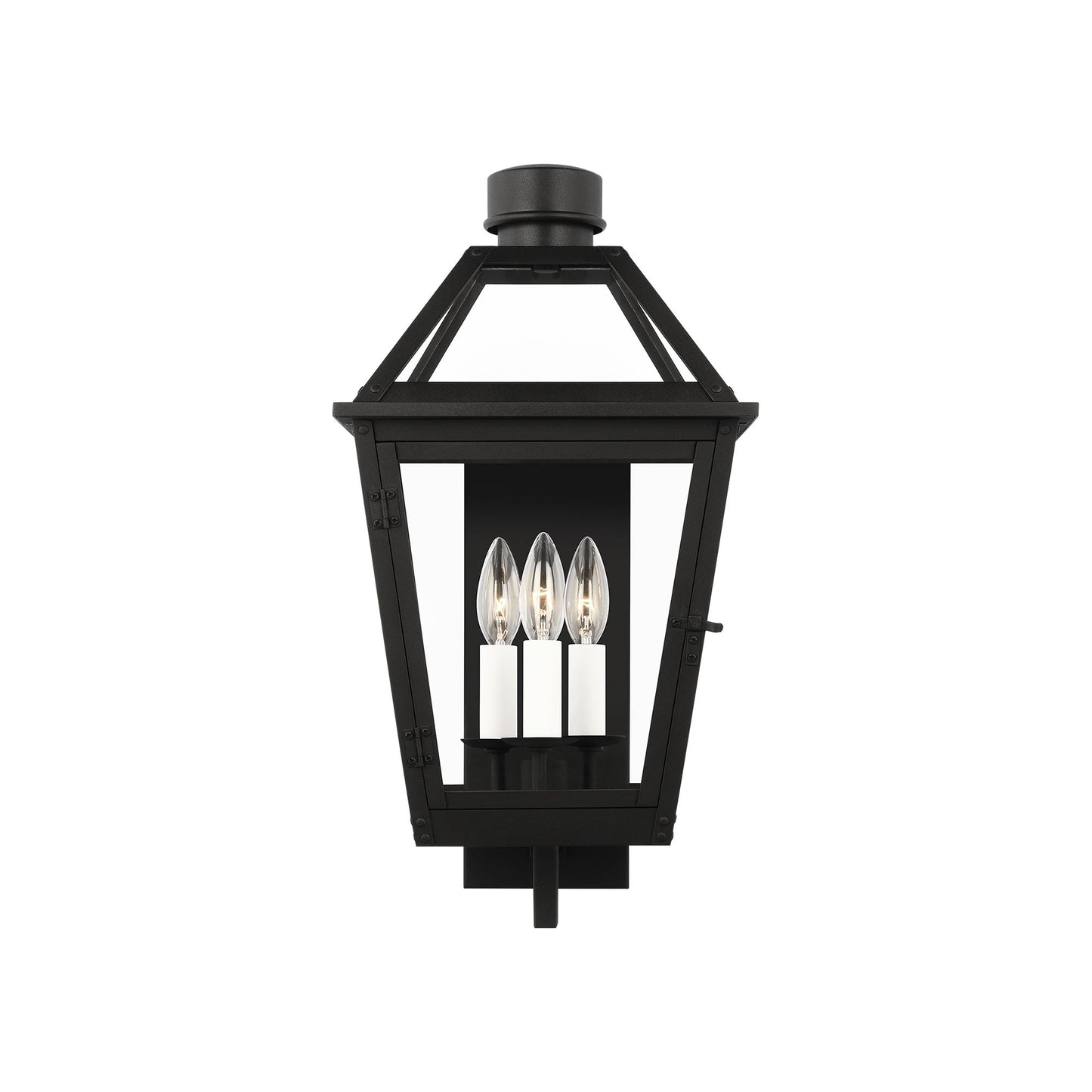 Hyannis Outdoor Wall Light in Textured Black (Medium).