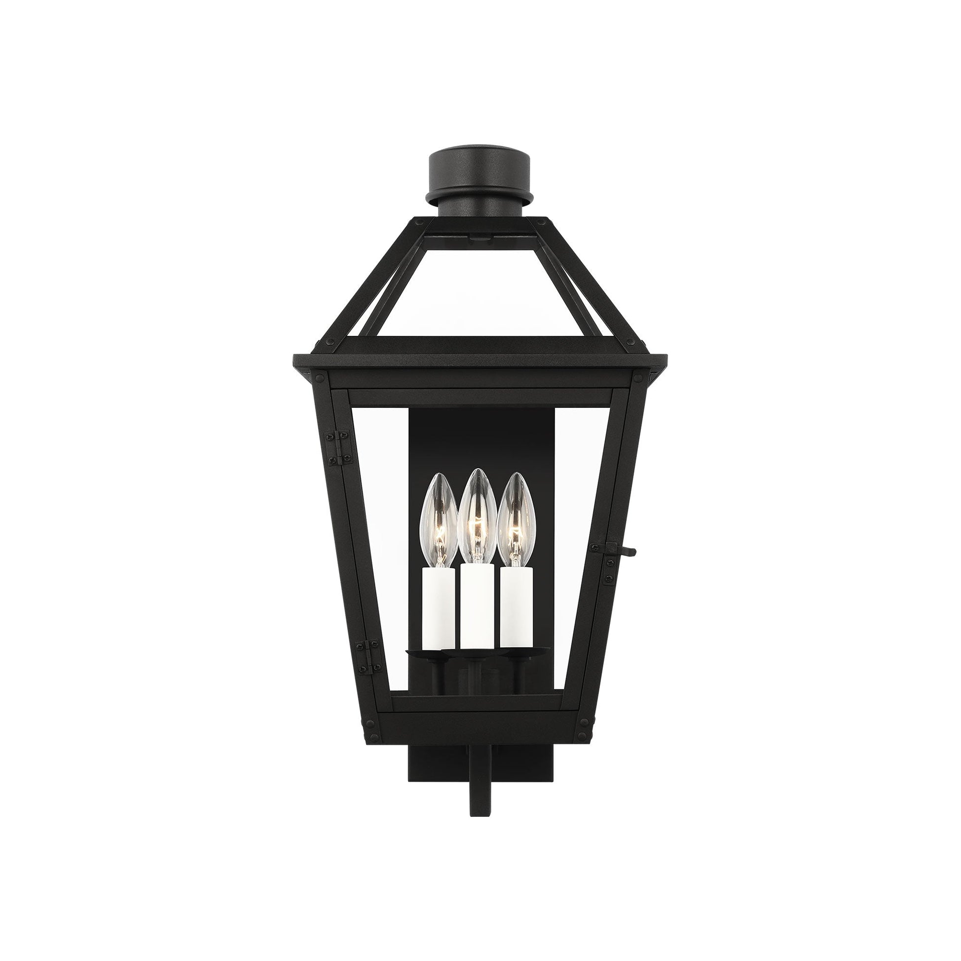 Hyannis Outdoor Wall Light in Textured Black (Medium).