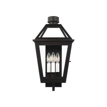 Hyannis Outdoor Wall Light in Textured Black (Medium).