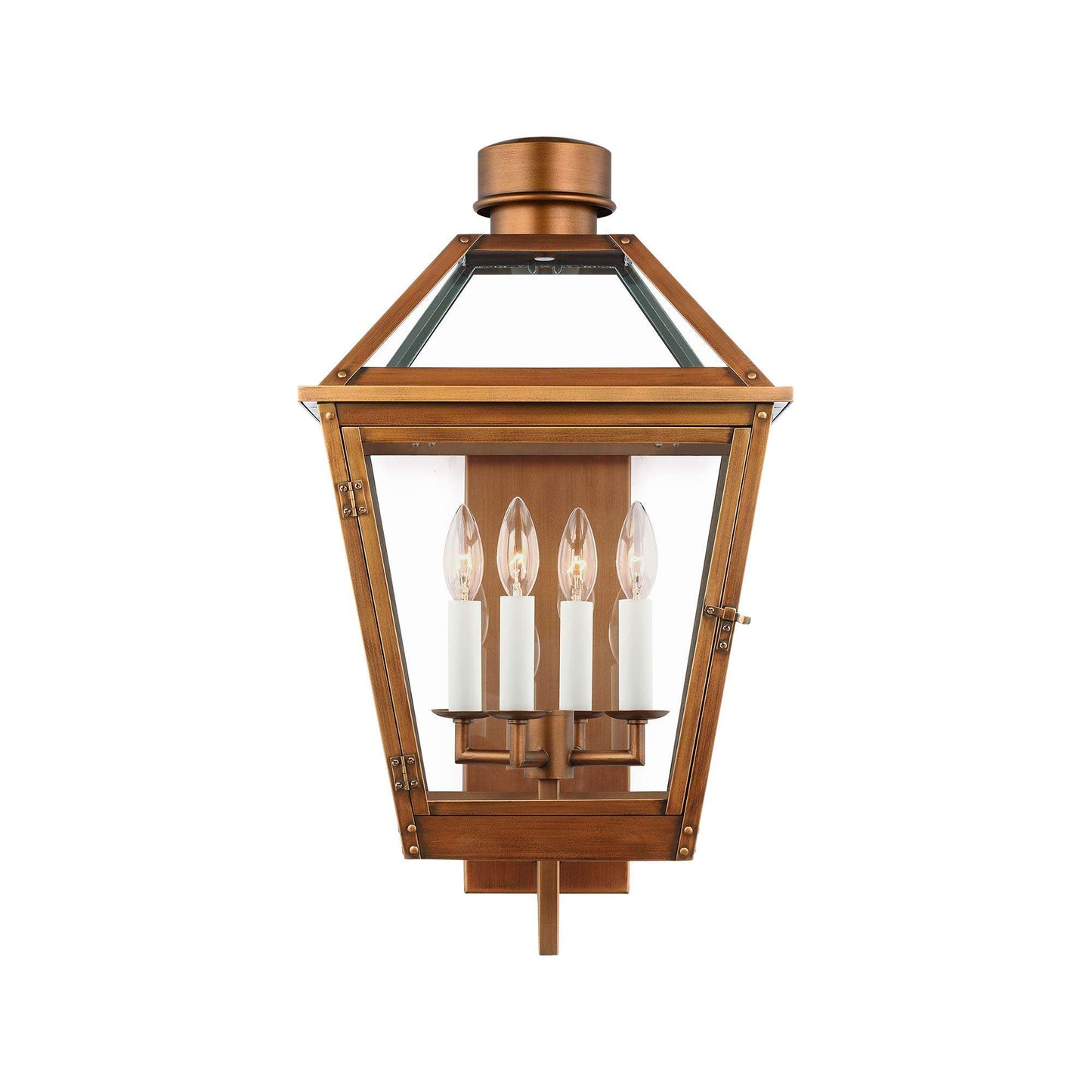 Hyannis Outdoor Wall Light in Natural Copper (Large).