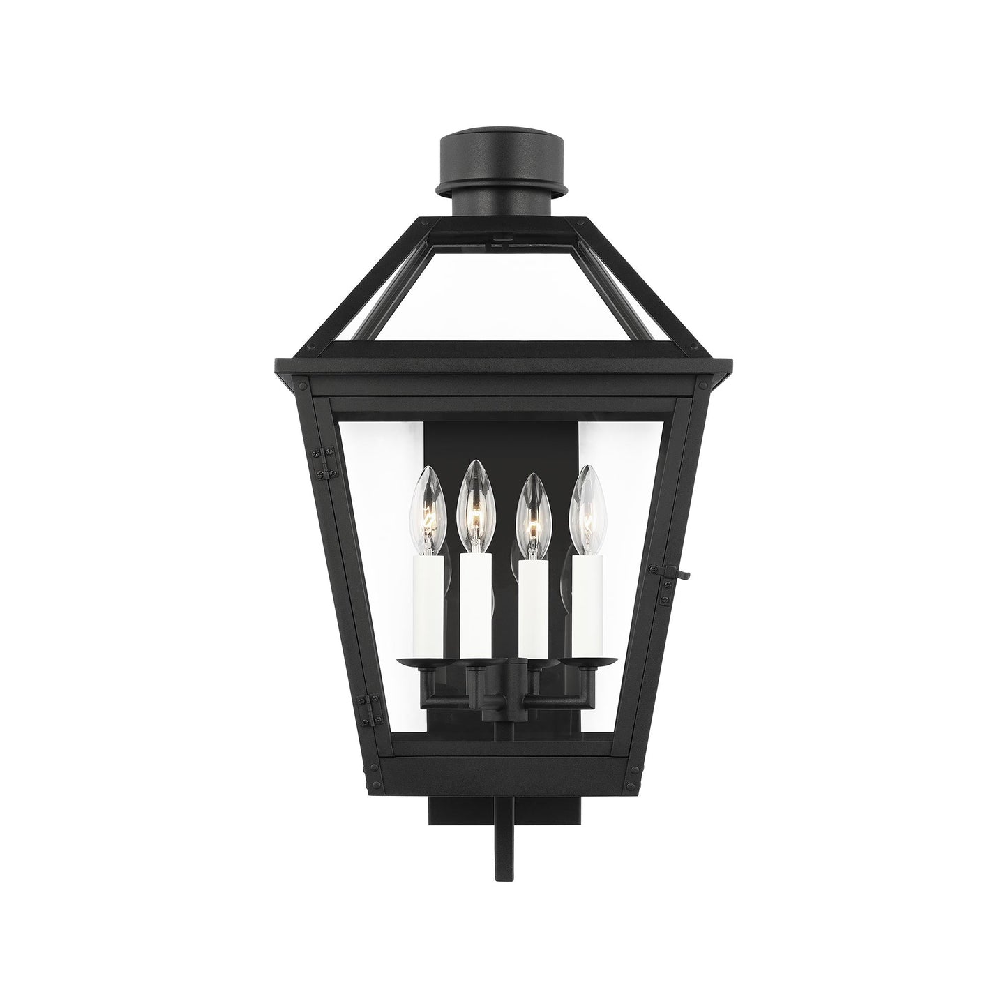 Hyannis Outdoor Wall Light in Textured Black (Large).