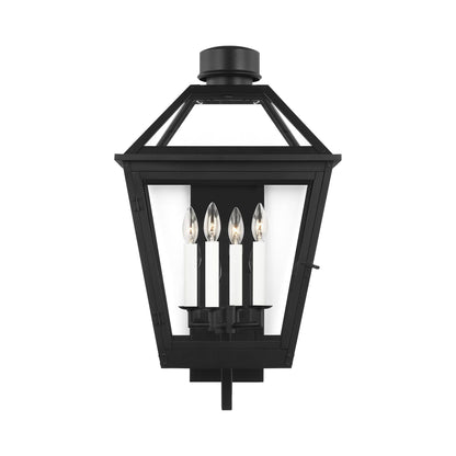 Hyannis Outdoor Wall Light in Textured Black (X-Large).