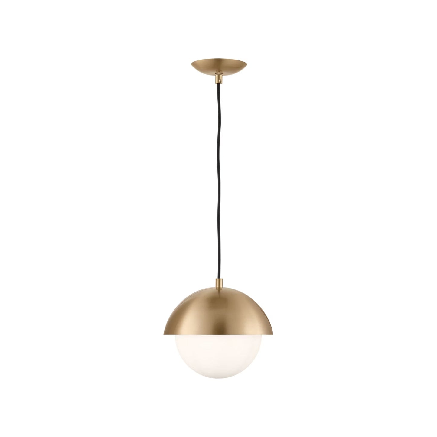 Hyde Pendant Light in Satin Brass (Small).