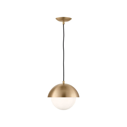 Hyde Pendant Light in Satin Brass (Small).