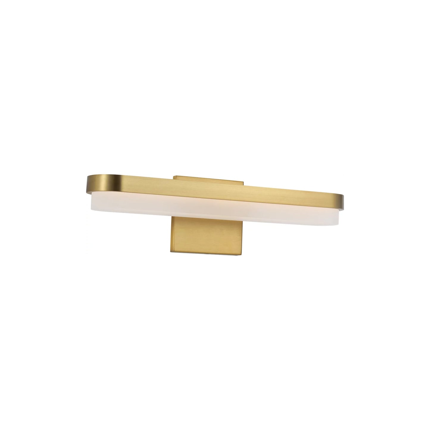 Ismary LED Bath Vanity Light in Burnished Brass (18-Inch).