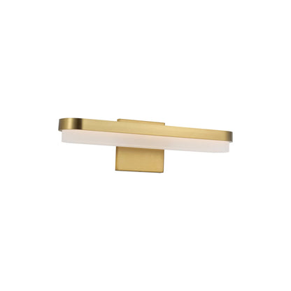 Ismary LED Bath Vanity Light in Burnished Brass (18-Inch).